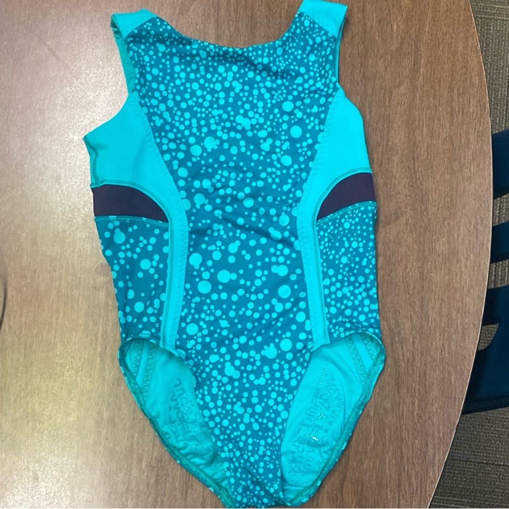 Ivivva turquoise leotard size 12
